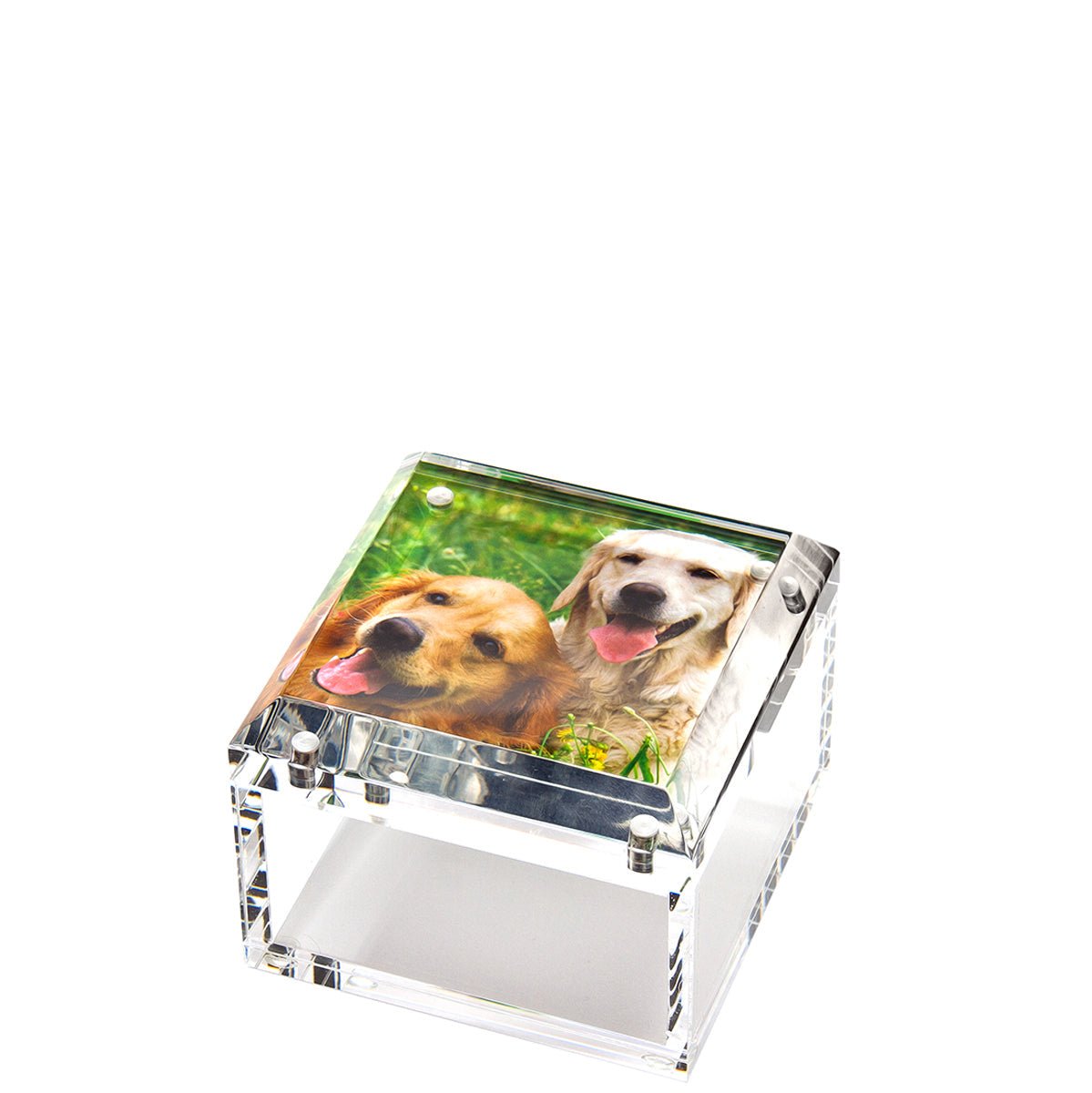 Clear Acrylic 4" x 4" Photo Box