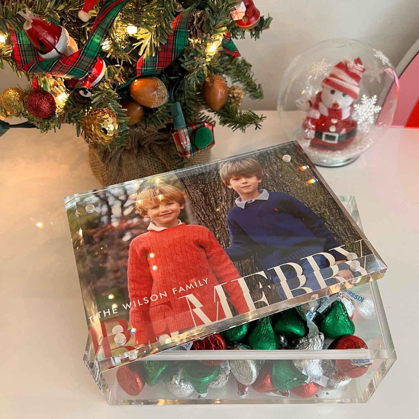 Clear Acrylic 5" x 7" Photo Box