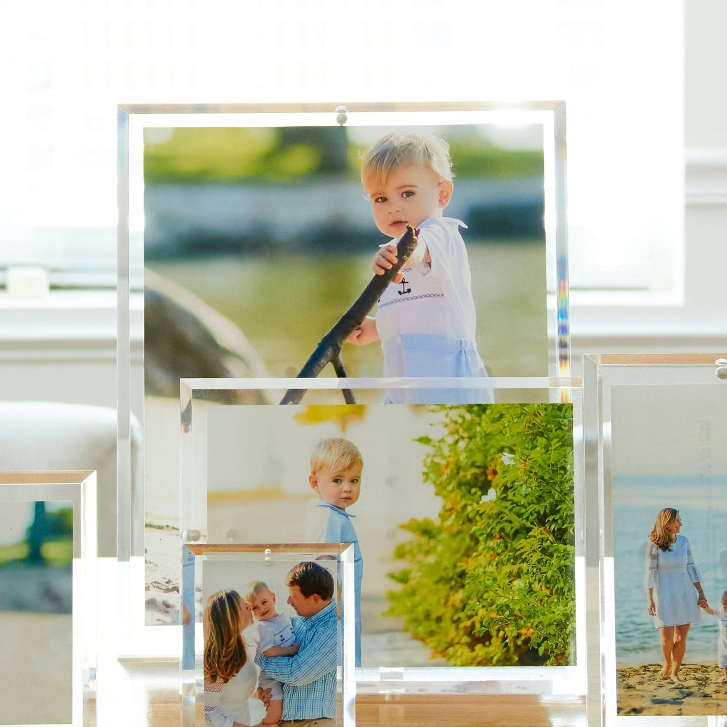 Clear Acrylic 8" x 10" Beveled Frame