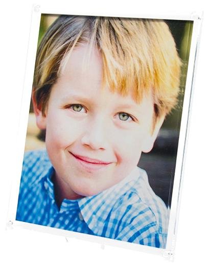 Clear Acrylic 8" x 10" Beveled Frame