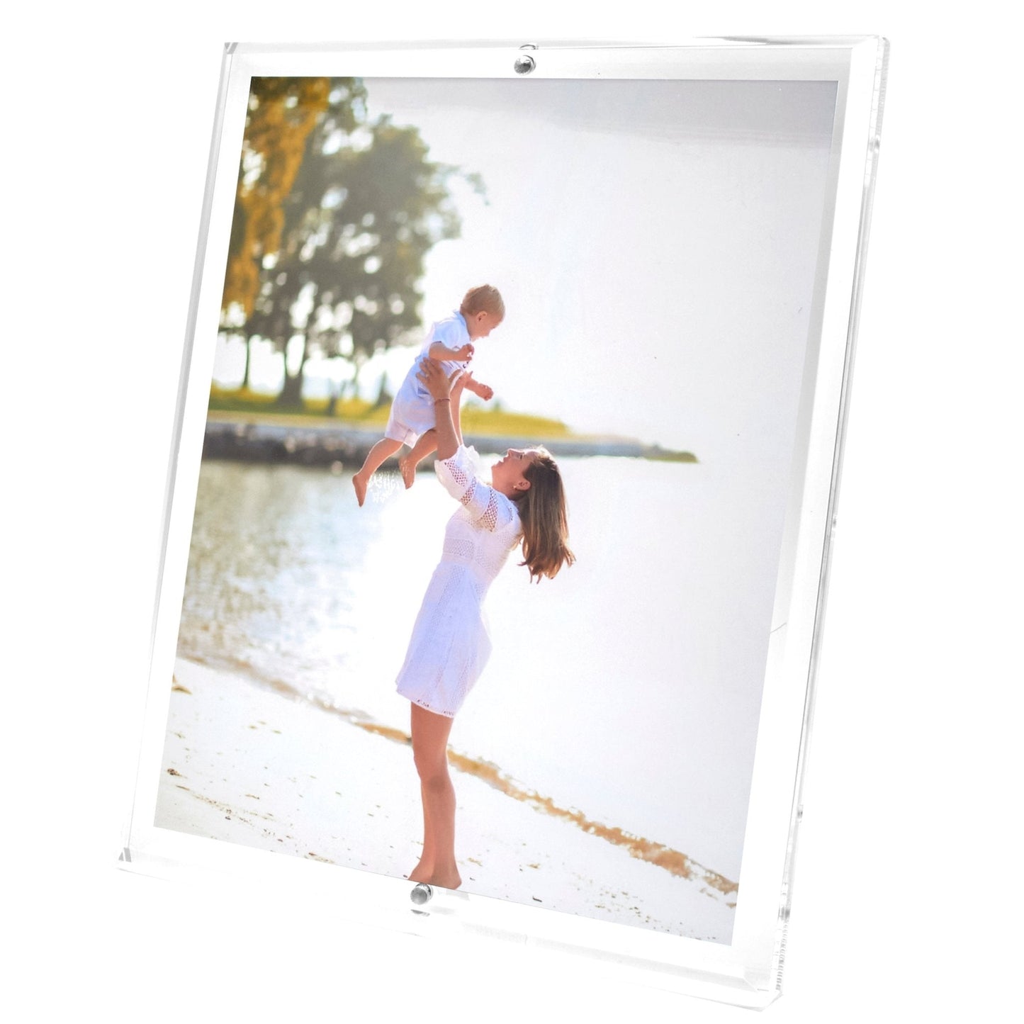 Clear Acrylic 8" x 10" Beveled Frame