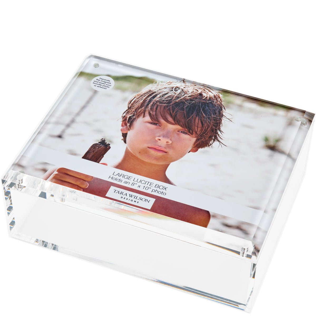 Clear Acrylic 8" x 10" Photo Box