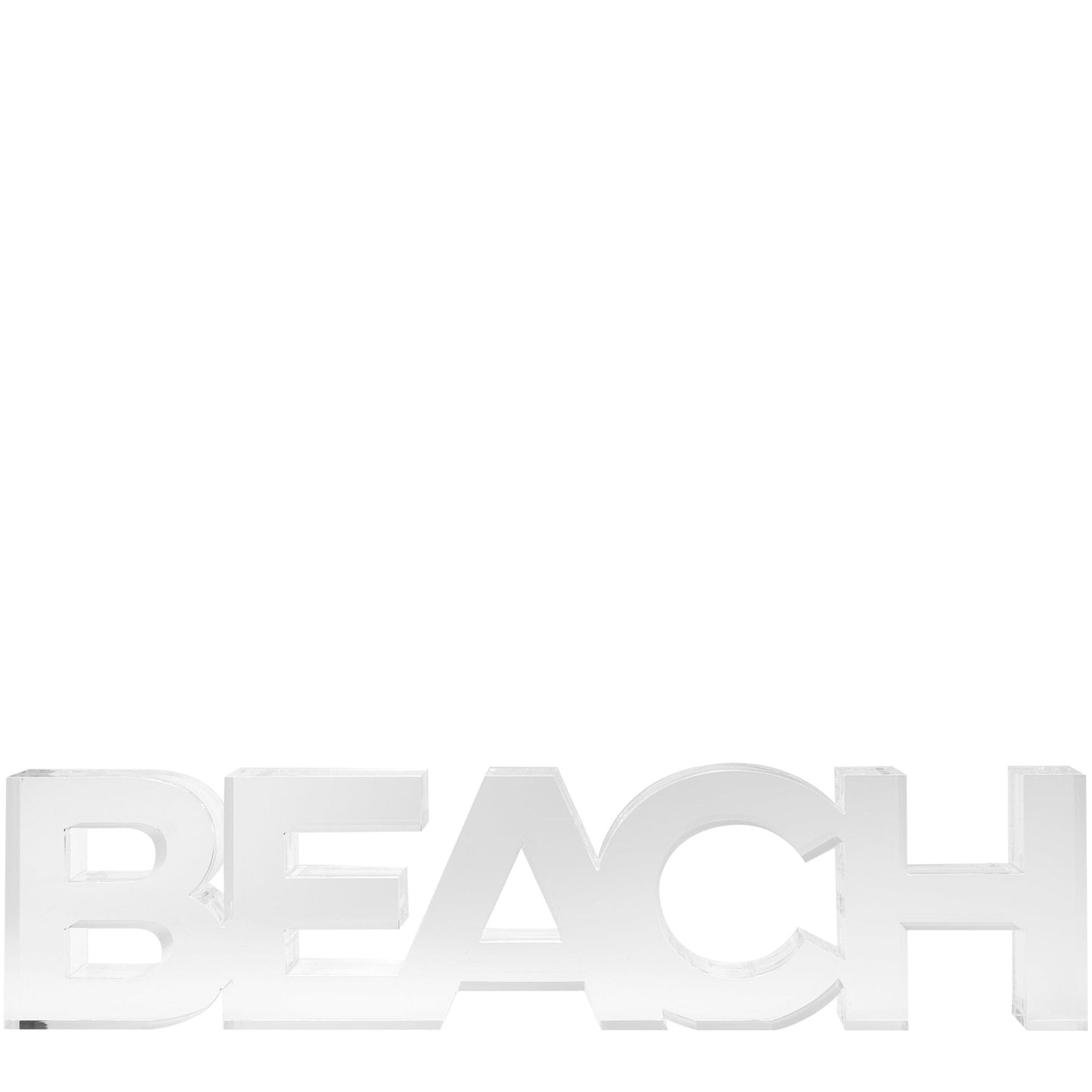 Clear Acrylic Beach Stand Alone