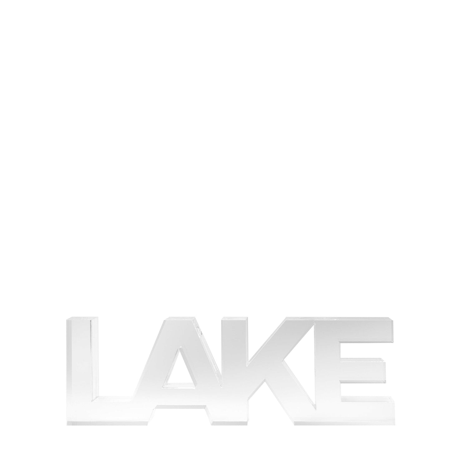 Clear Acrylic Lake Stand Alone