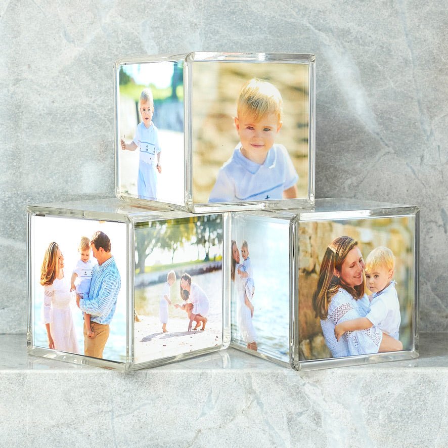 Clear Acrylic Retro Photo Cube