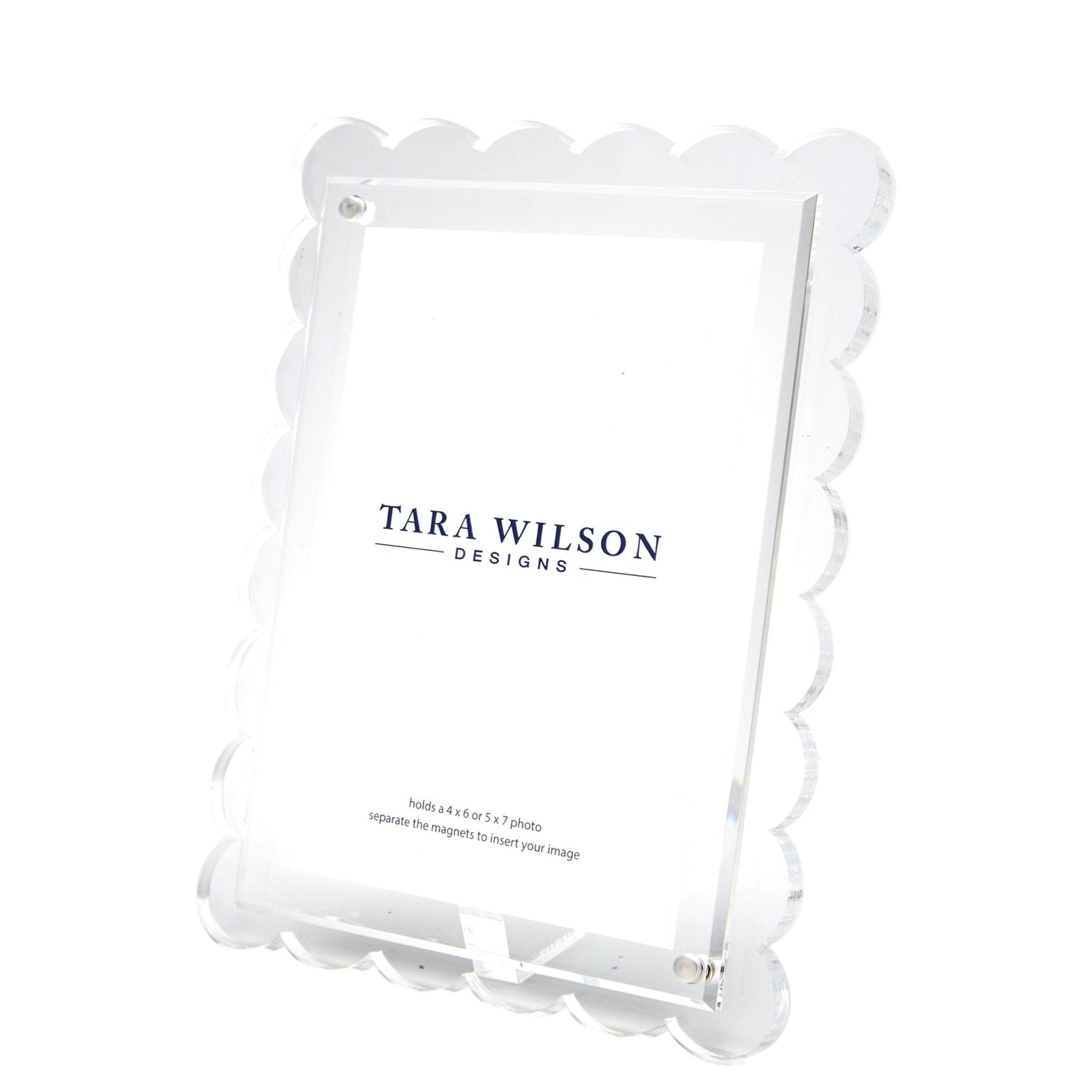 Clear Acrylic Scallop Frame
