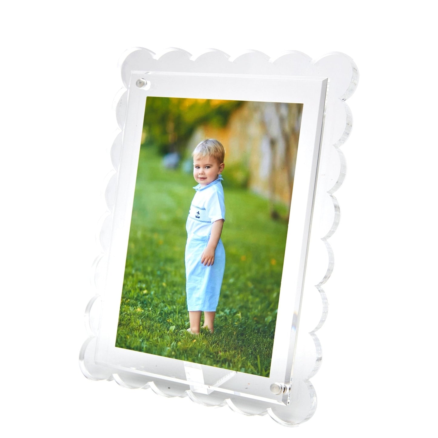 Clear Acrylic Scallop Frame