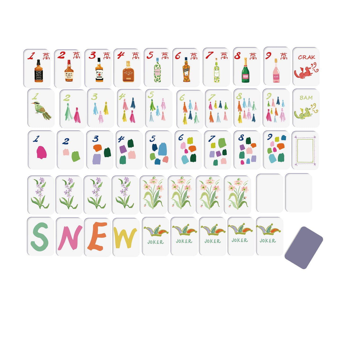 Cocktails Mahjong Kit (Preorder)