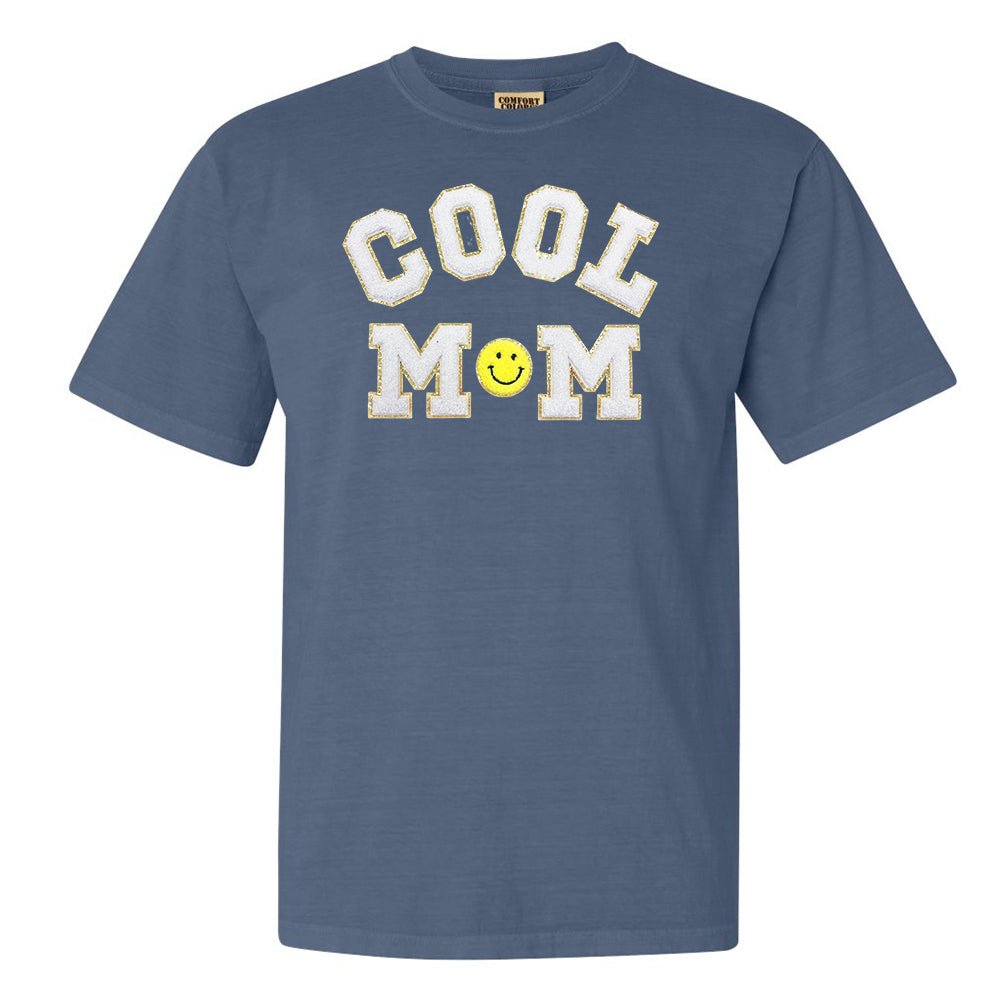 'Cool Mom' Letter Patch T-Shirt