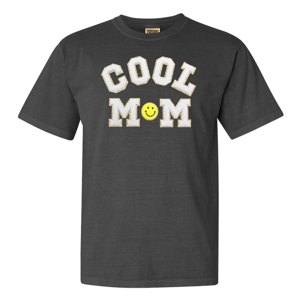 'Cool Mom' Letter Patch T-Shirt
