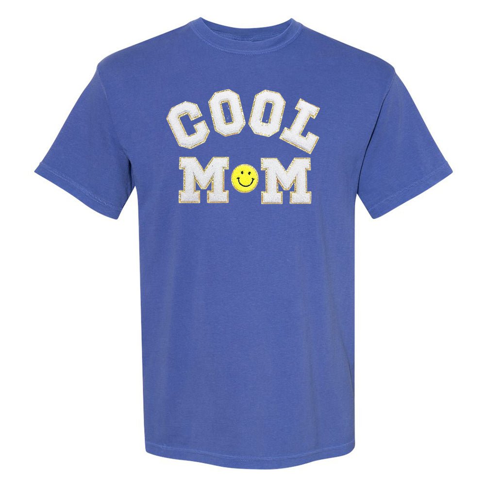 'Cool Mom' Letter Patch T-Shirt
