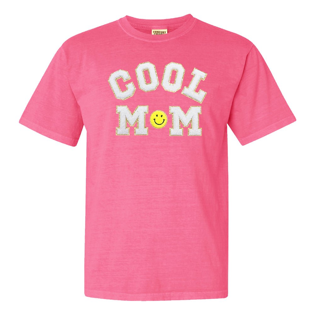 'Cool Mom' Letter Patch T-Shirt