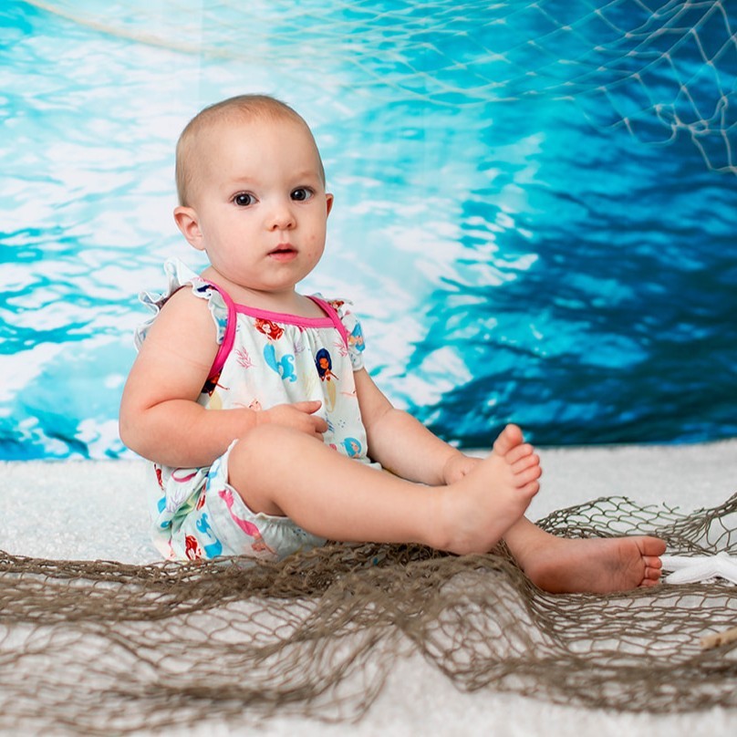Coral Cuties Bubble Romper