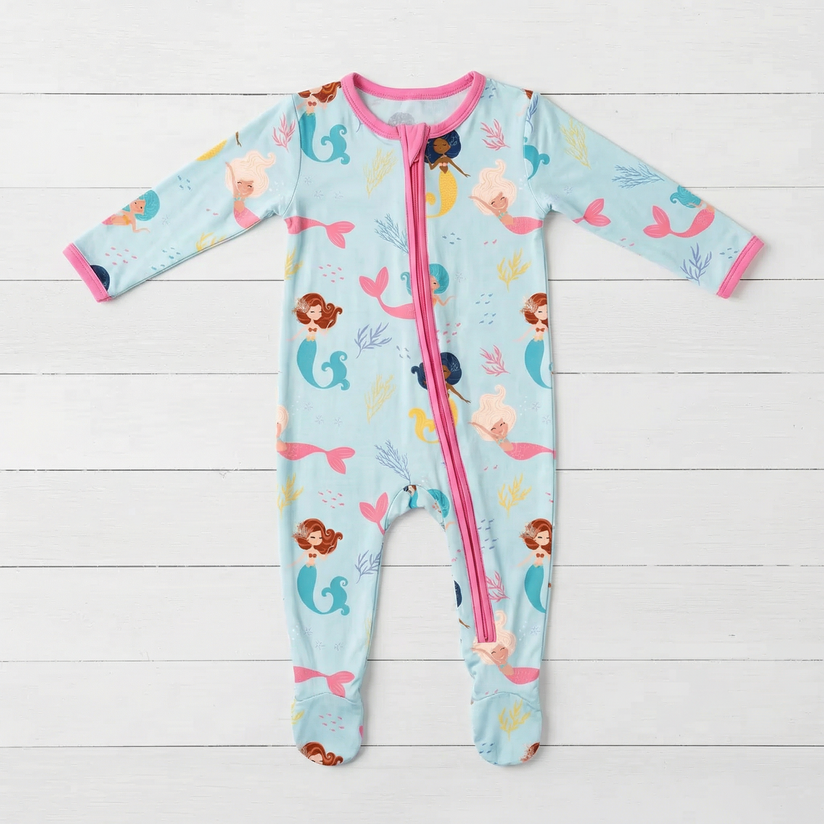 Coral Cuties Footie