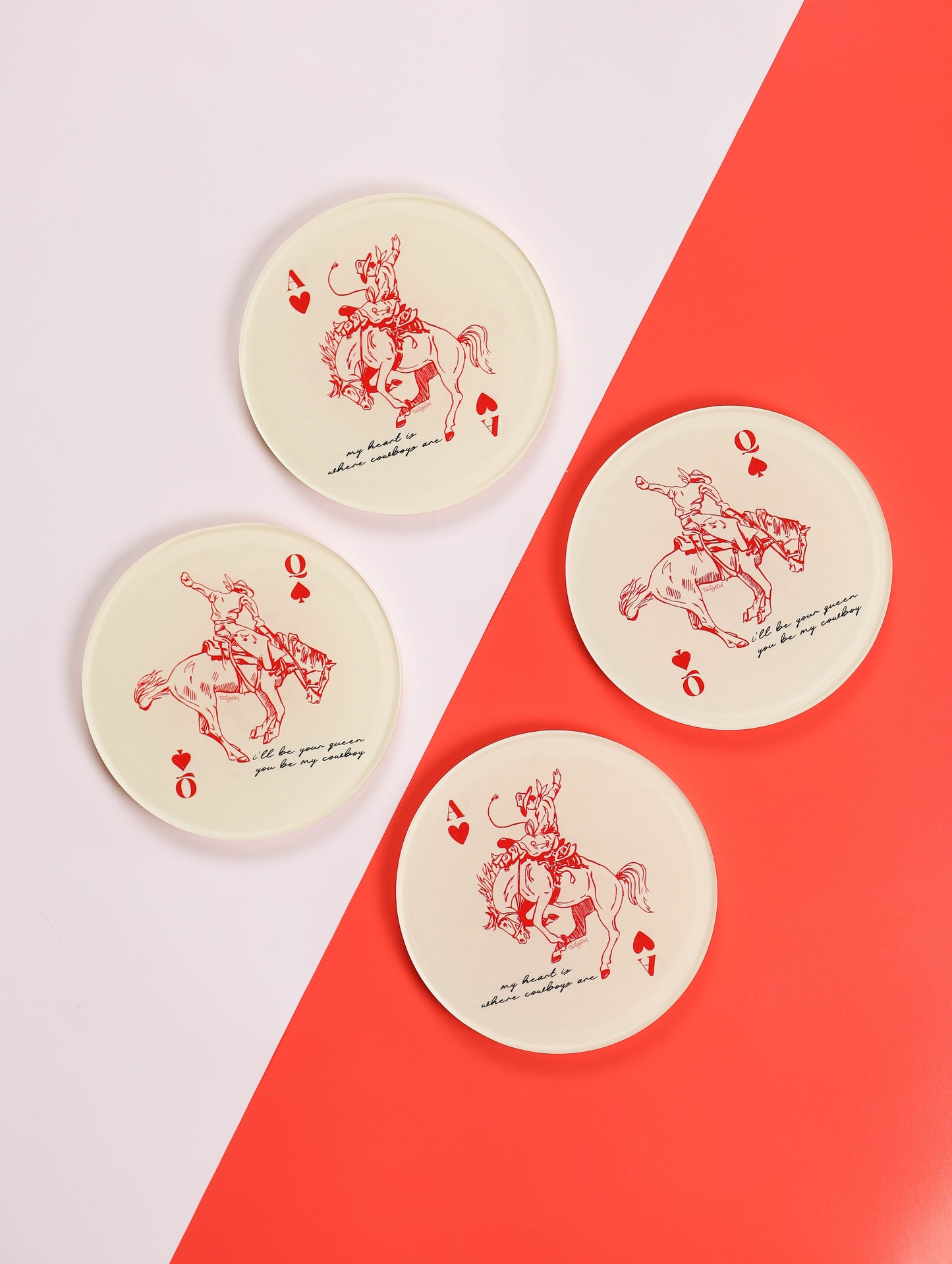 My Heart Is Where Cowboys Are Coaster