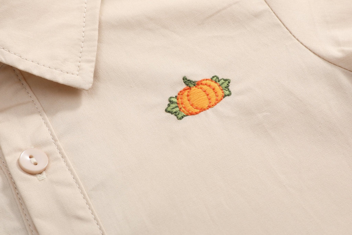 Cream Pumpkin Dress Shirt
