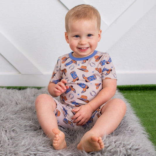Cuddle Up Cowboy Shorts PJs