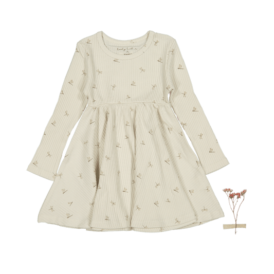 The Printed Long Sleeve Dress - Dragonfly