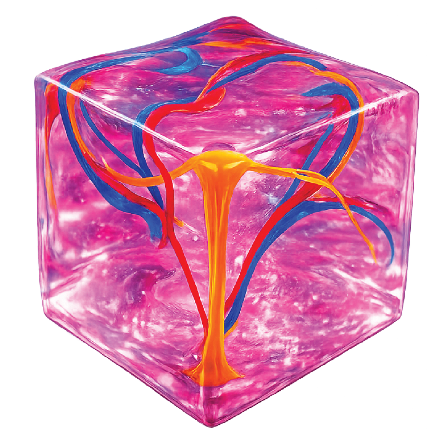Fun Doh Squishy Charm Cube Sensory Fidget Toy – Assorted Styles