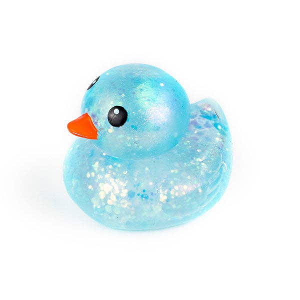 Sugah-Mals Glitter Duck Sugar Stress Ball Squishy – Maltose Filled Sensory Fidget Toy