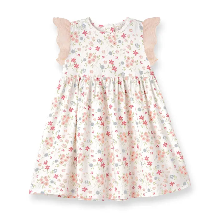 Prairie Petals Bamboo Waist Dress