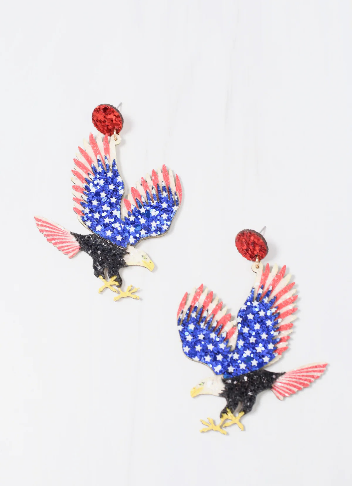 Patriotic Eagle Earring