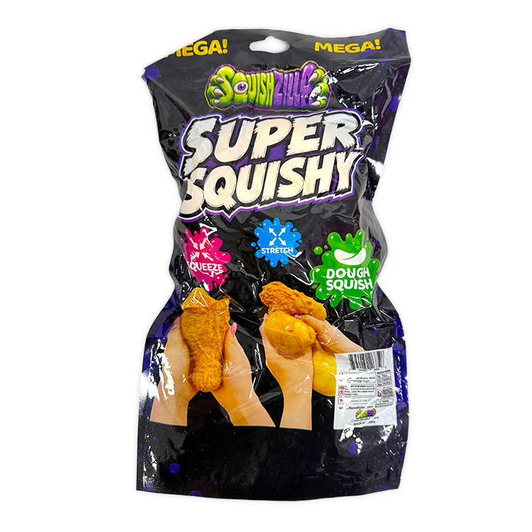 Fun Doh SquishZilla Mega Squishy Food Fidget Toy – Jumbo Sensory Stress Toys