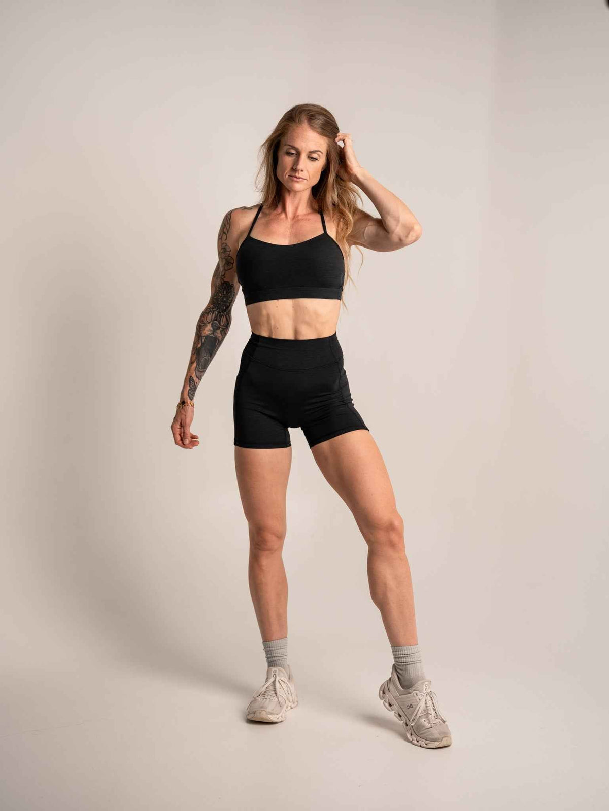 WOMEN'S | DEBUT 4-INCH SHORT : BLACK