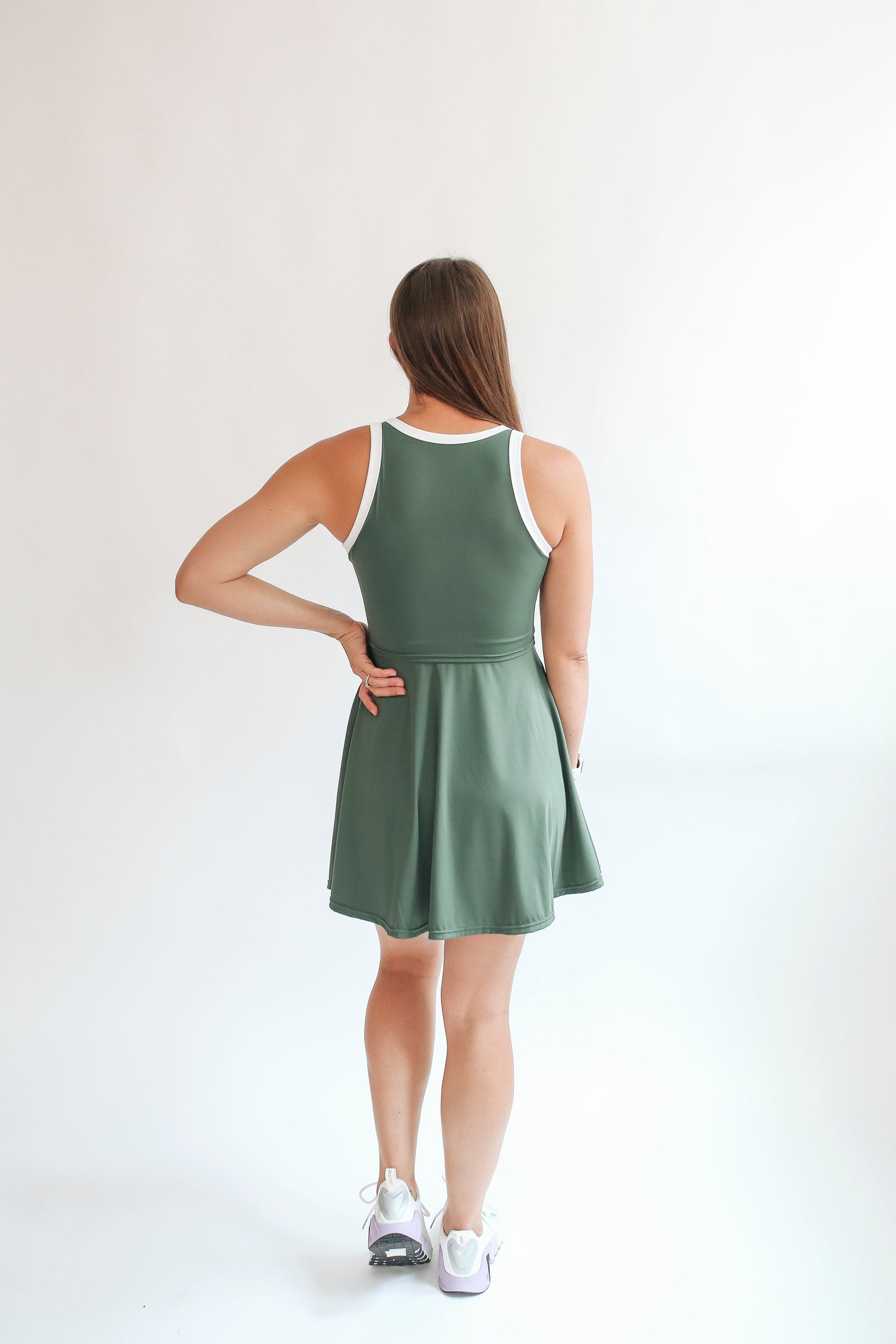 The Courtside Nursing Tennis Dress – Breastfeeding Friendly