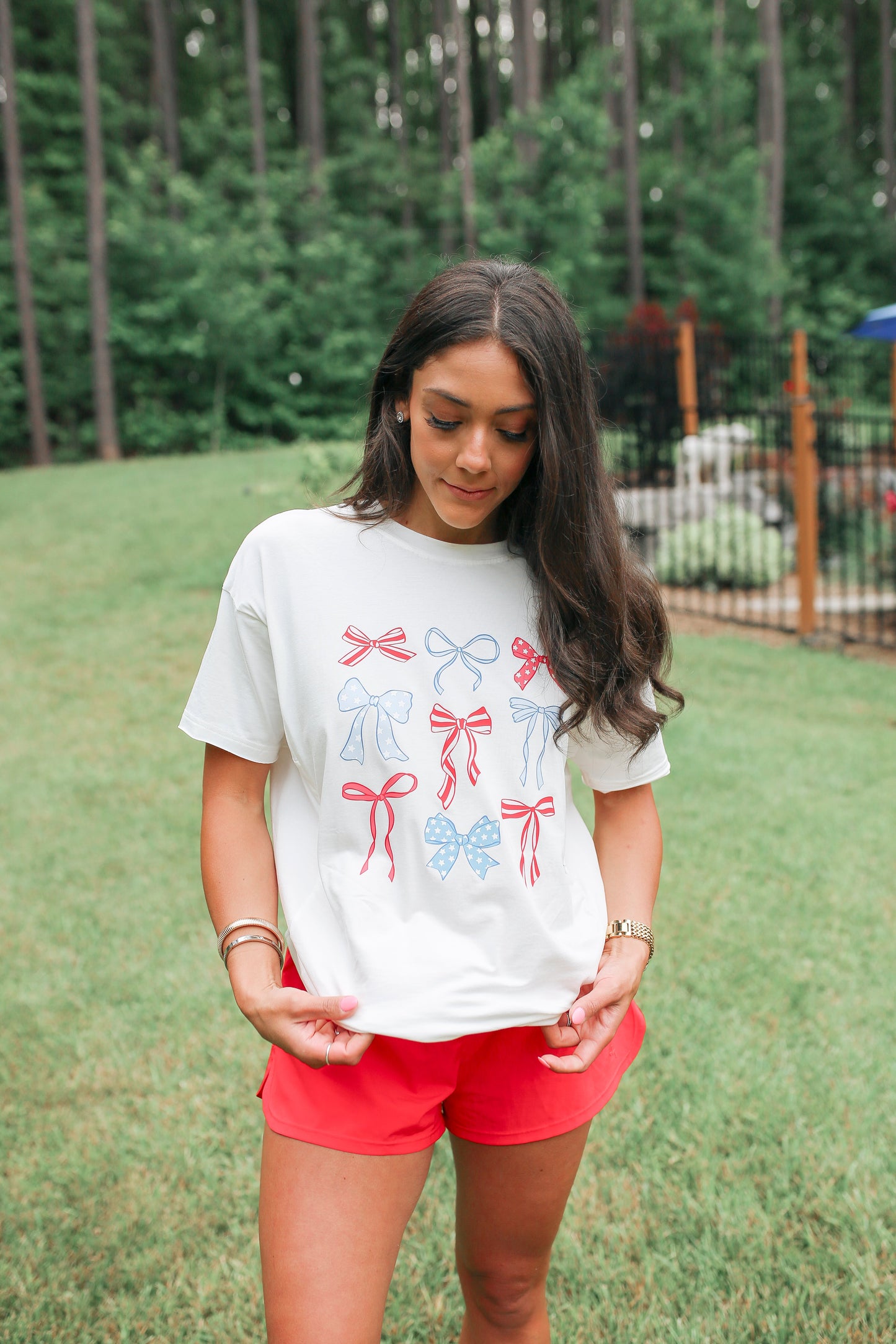 FINAL SALE Relaxed Fit Zip Breastfeeding Tee - Special USA Edition