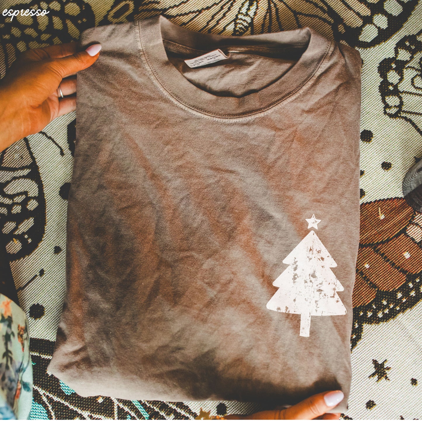 Xmas Tree Pocket Tee *7 Colors (S-3X)