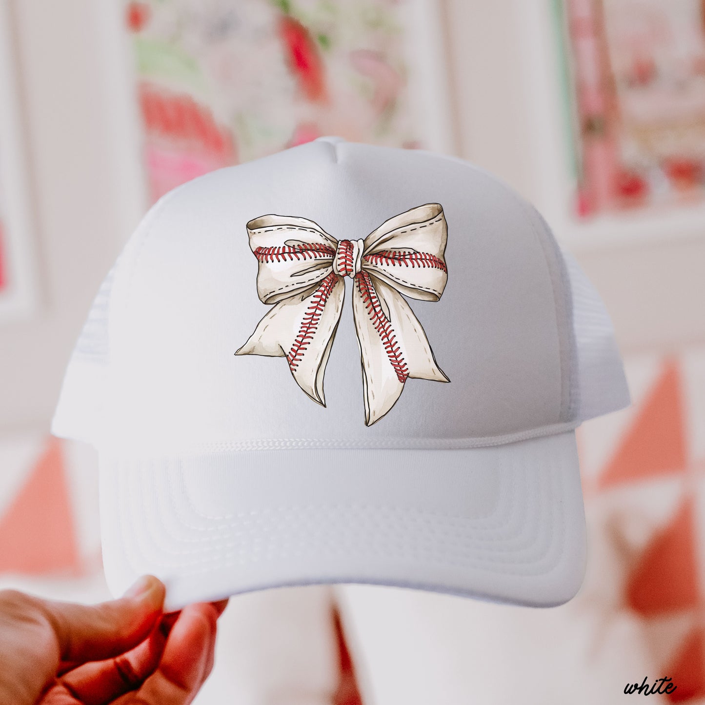 Baseball Coquette Trucker Hat *9 Colors