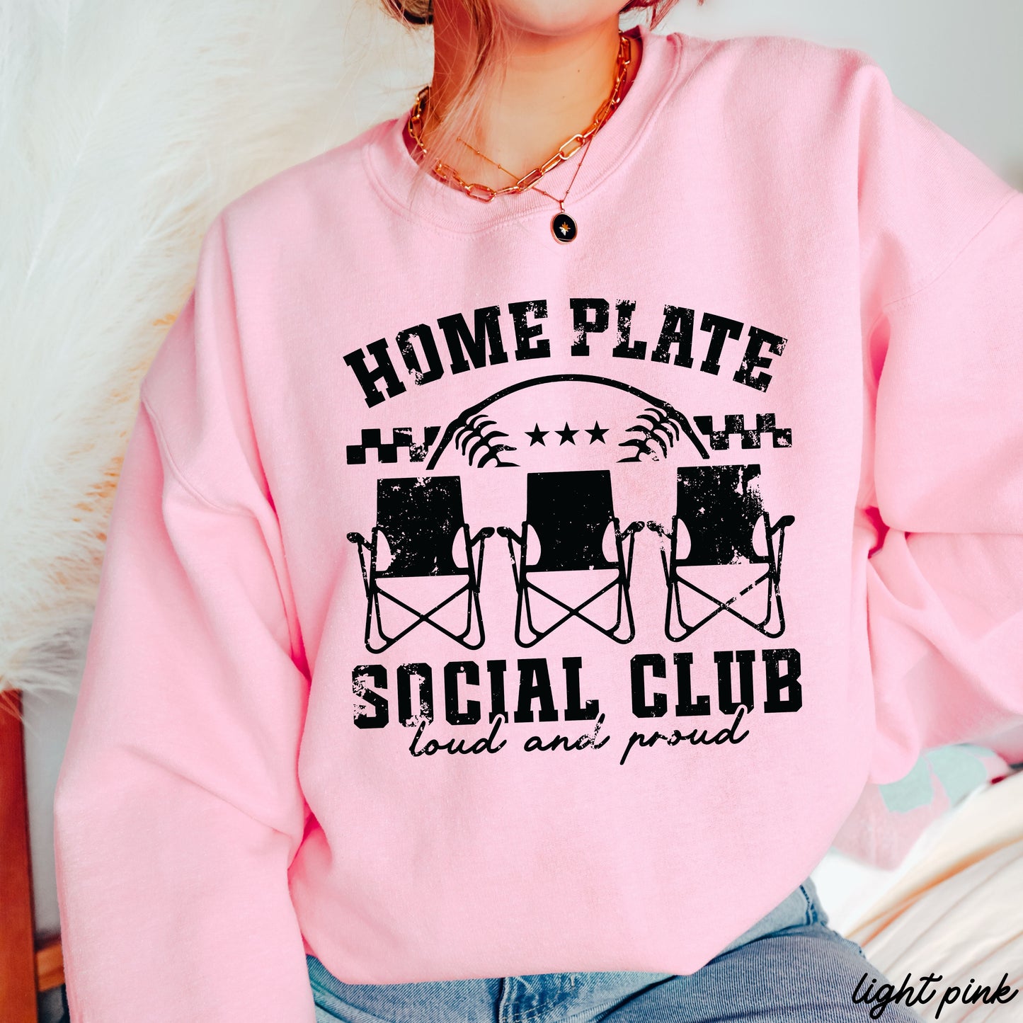 Home Plate Social Club Sweatshirt *9 Colors (S-3X)