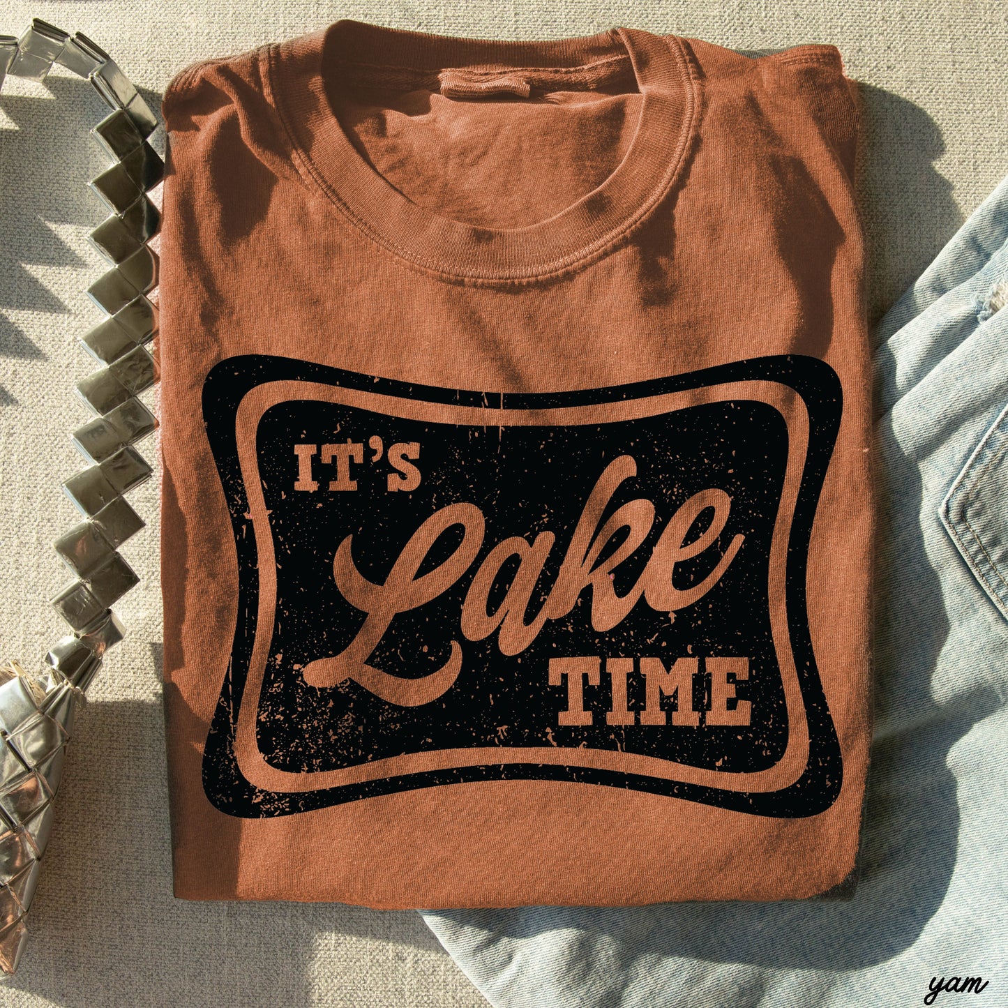 Lake Time Tee *16 Colors (S-3X)
