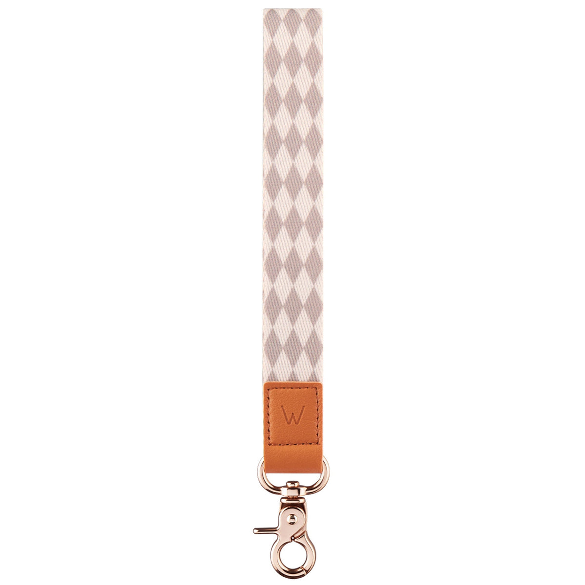 Diamond Latte Wrist Lanyard