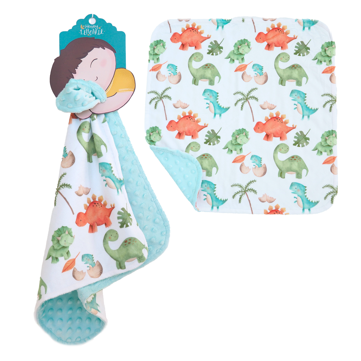 Mini Minky Blanket Dino