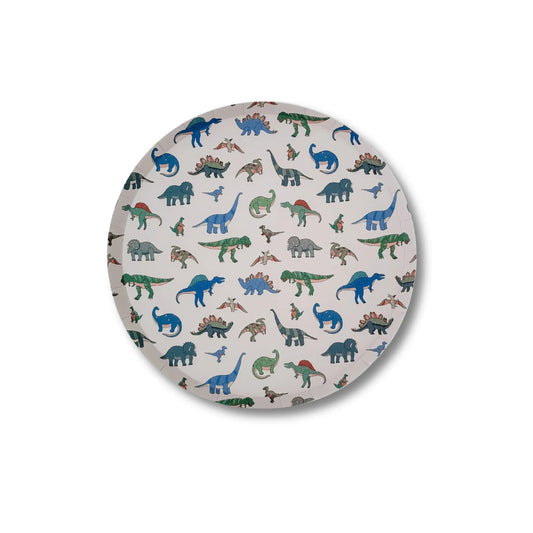 Dinosaur Pattern Paper Party Plates (12pcs)