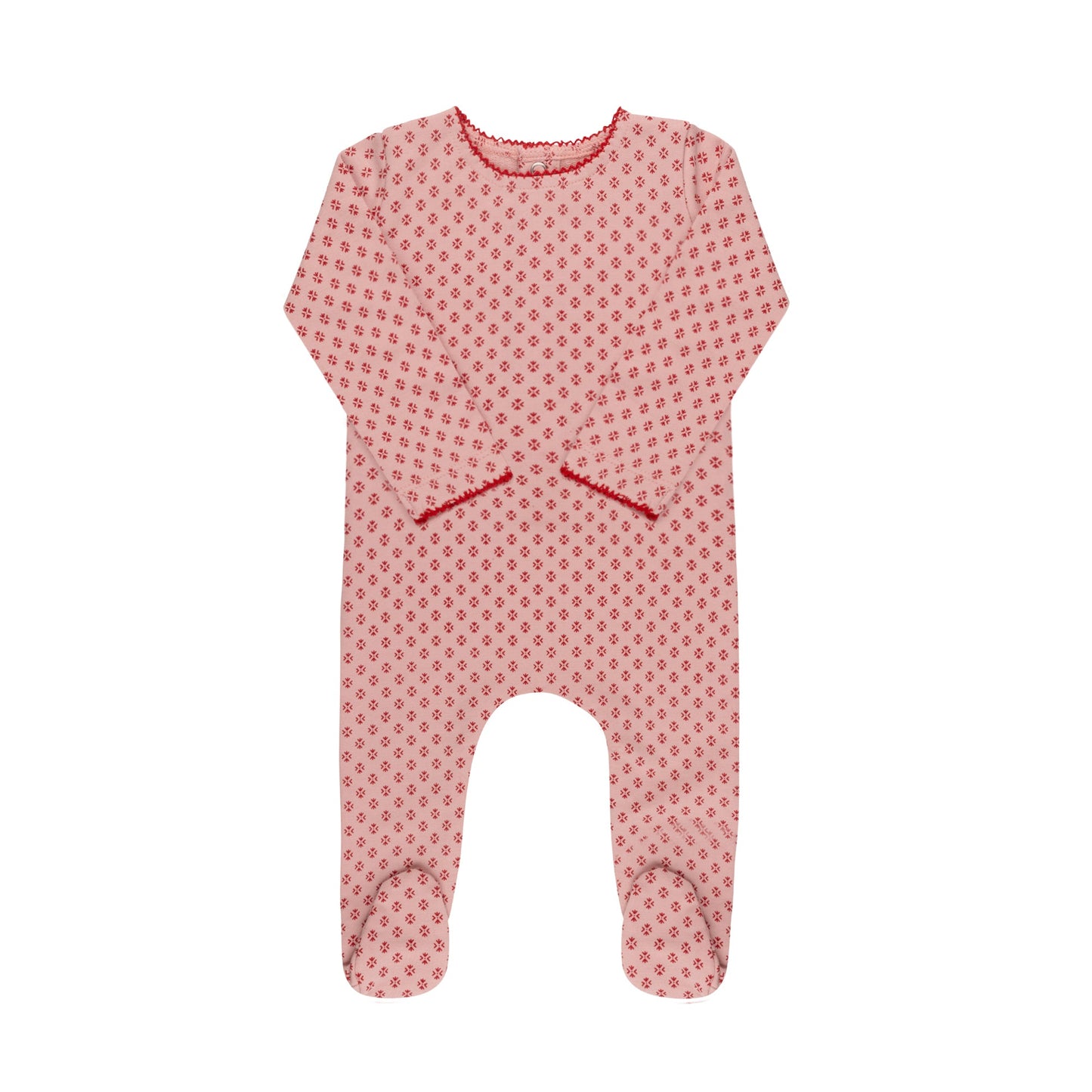 Ditsy Print Footie & Hat