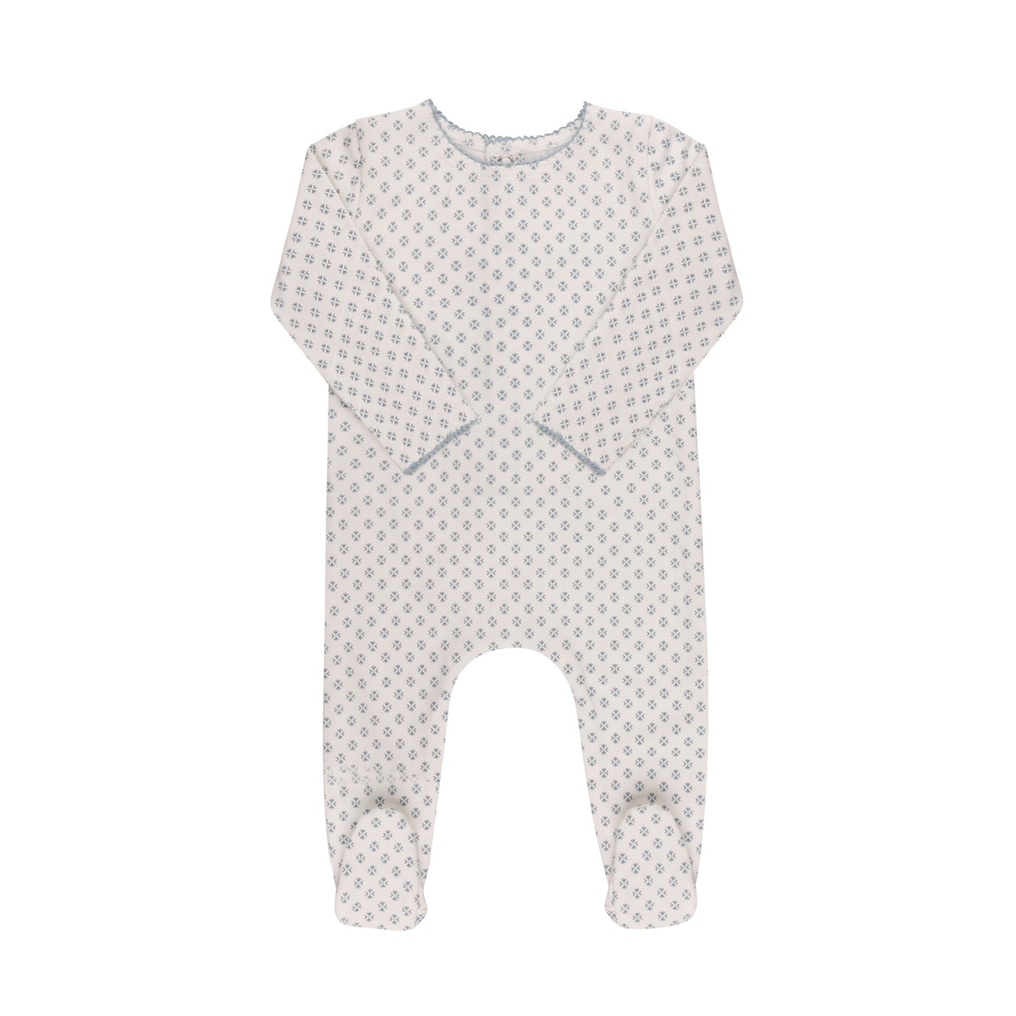 Ditsy Print Footie & Hat