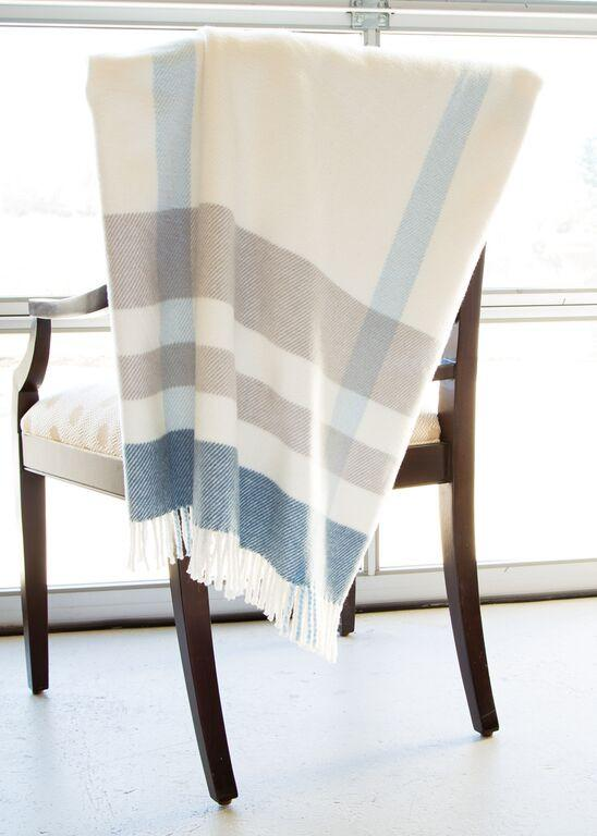 Large Plaid Throw - 55"x70"