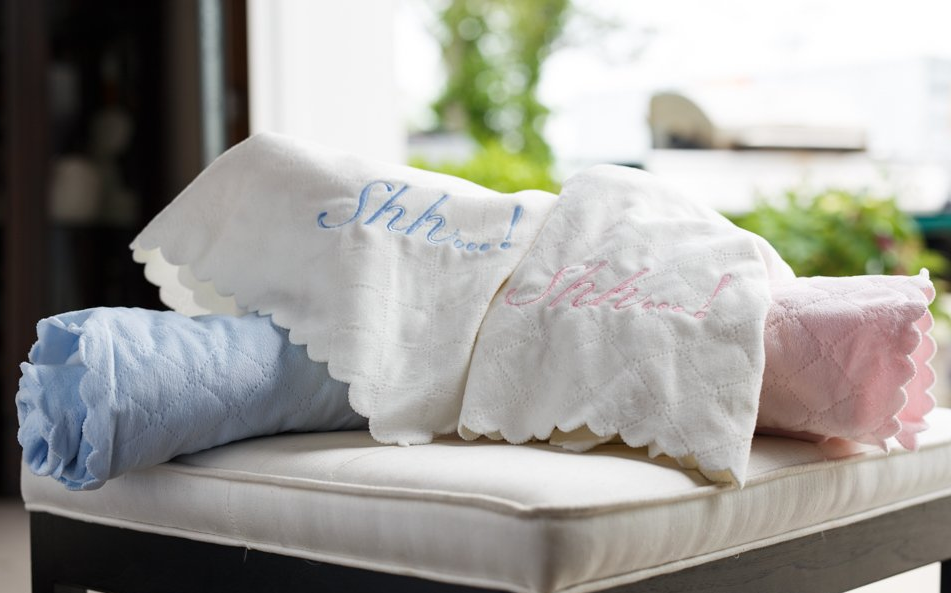 Nanas Single Face Quilted Plush Baby Blanket