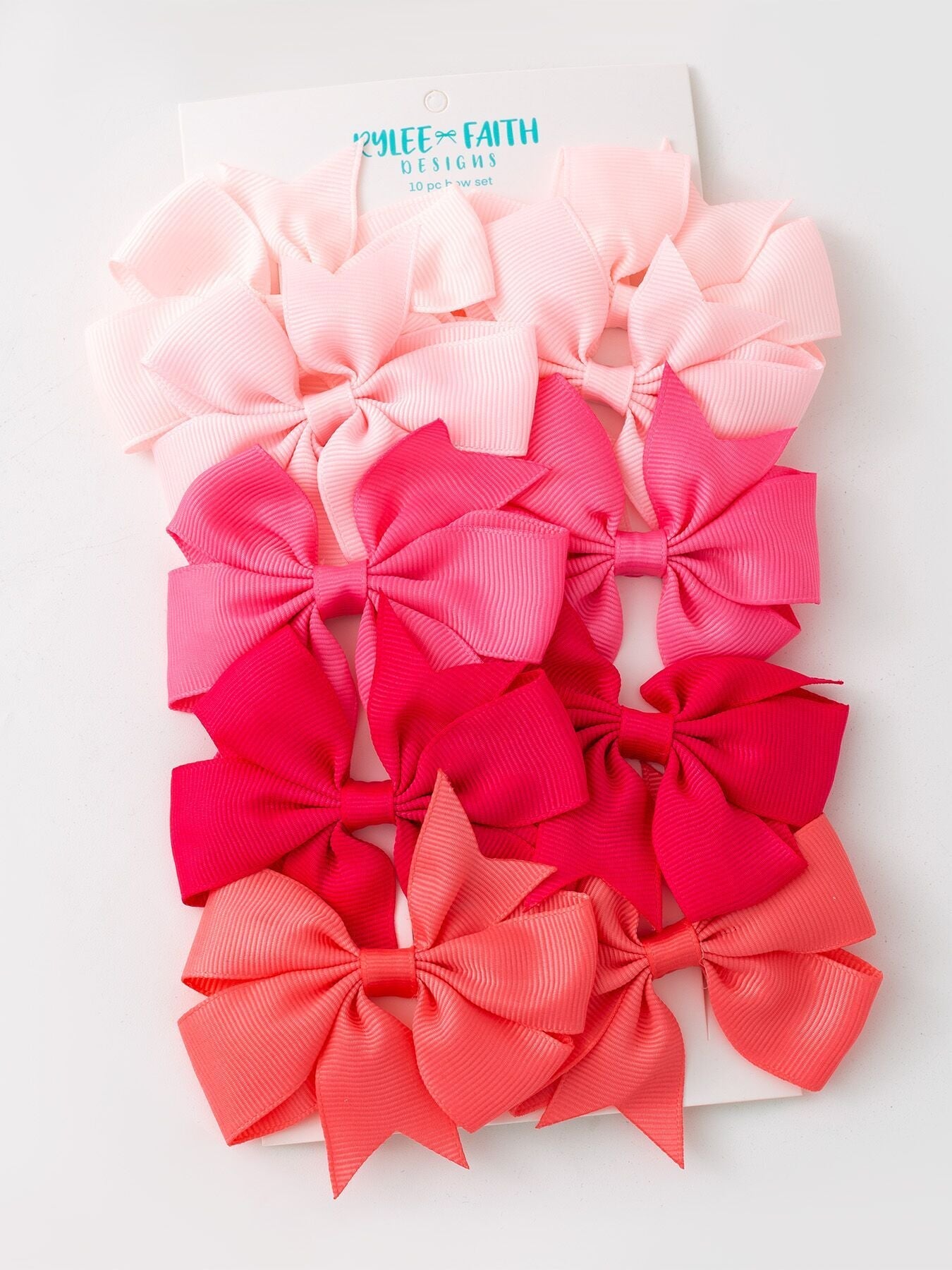 Girls Bow Hair Clip Set