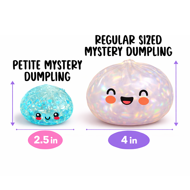 Fun Doh Squishy Mystery Mini Dumpling Toy – Petite Sensory Fidget Surprise