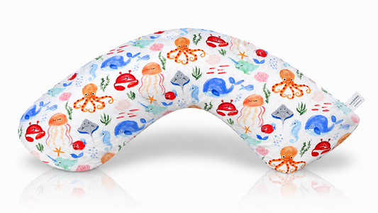 Luna Lullaby® V-Shaped Nursing Pillow | Under the Sea Design
