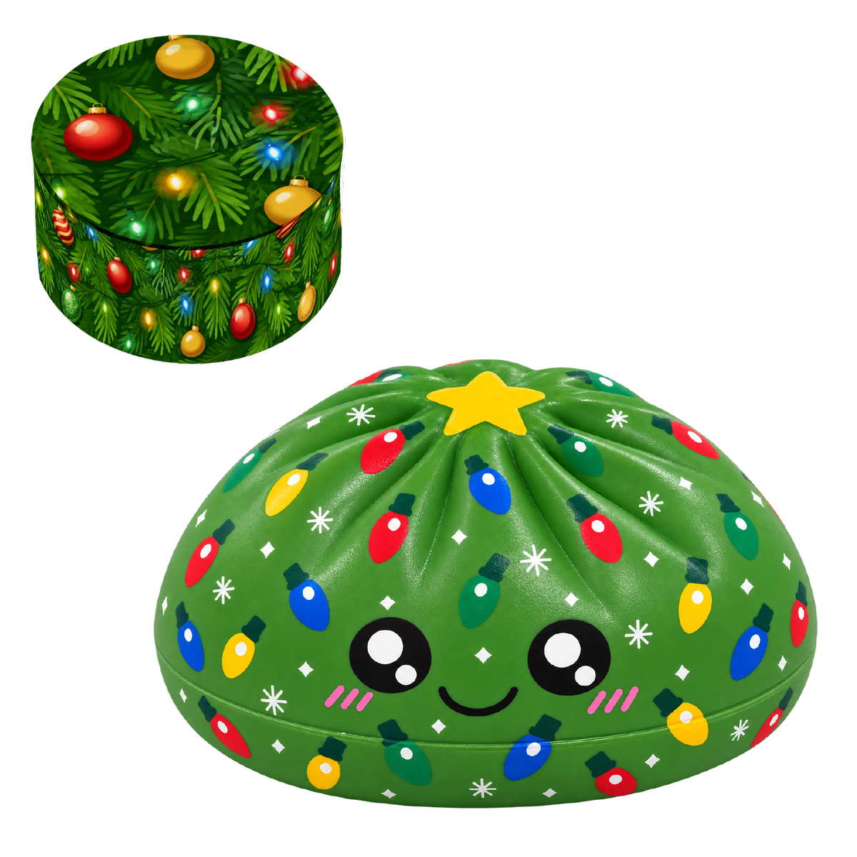 Merry Squishmas Christmas Dumplings – Slow Rise Holiday Squishy Fidget Toys
