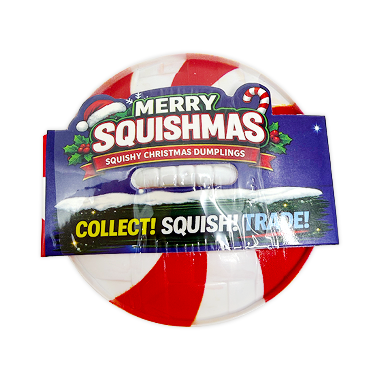 Merry Squishmas Christmas Dumplings – Jelly-Filled Squishy Fidget Toys with Steamer