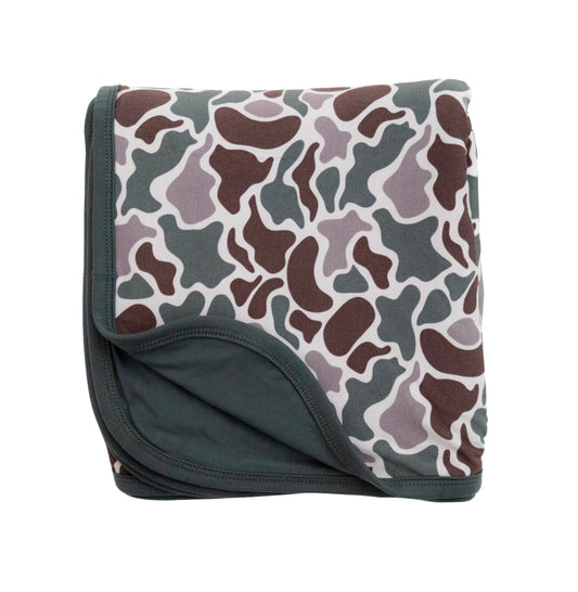 Duck Call Camo Double Layer Blanket