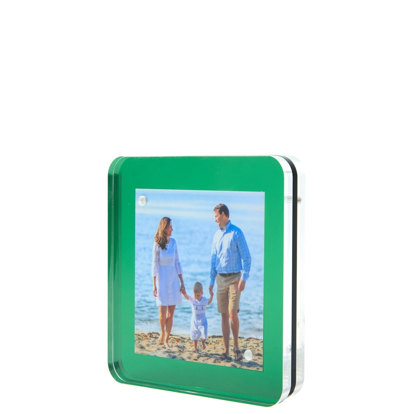 Emerald Acrylic 4" x 4" Flip Frame