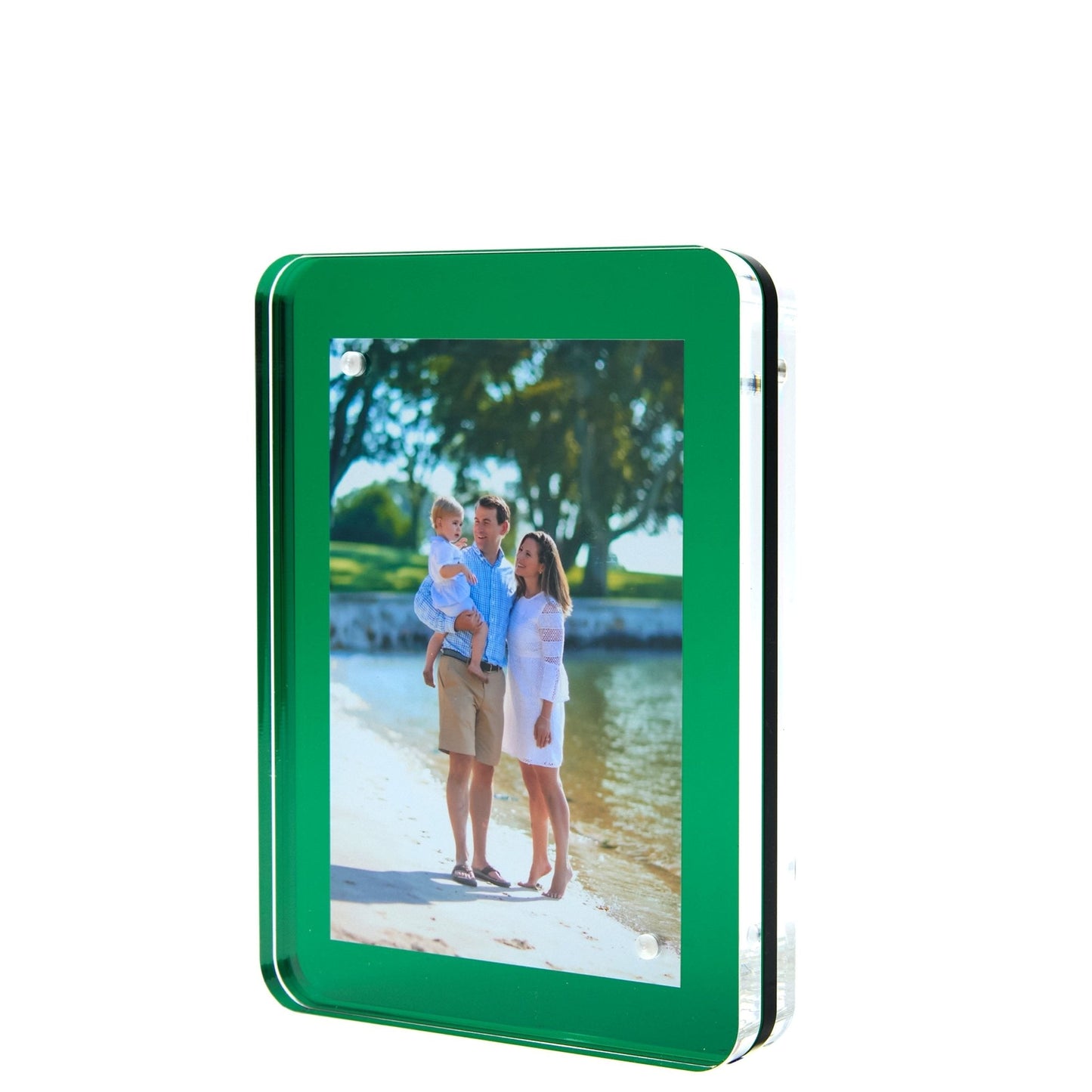 Emerald Acrylic 4" x 6" Flip Frame