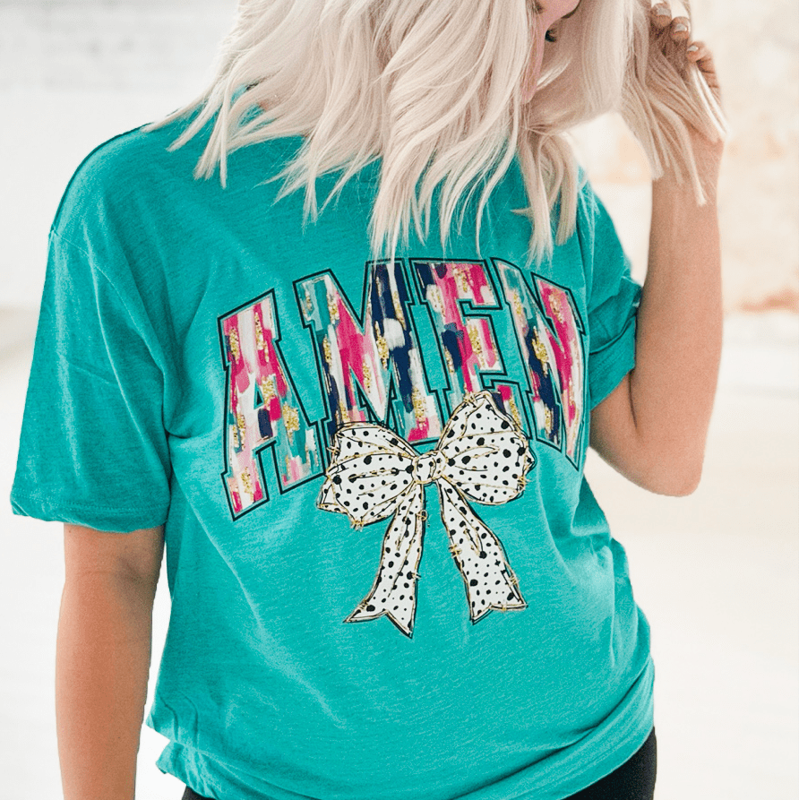 Paint Stroke Amen Graphic Tee